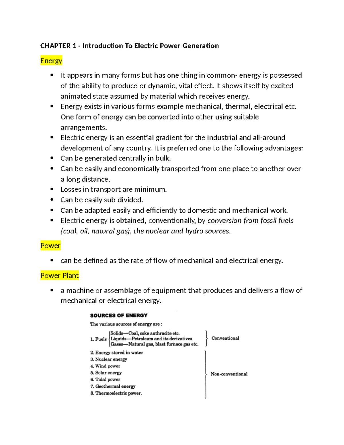 ELC 222 Midterms Reviewer - CHAPTER 1 - Introduction To Electric Power ...