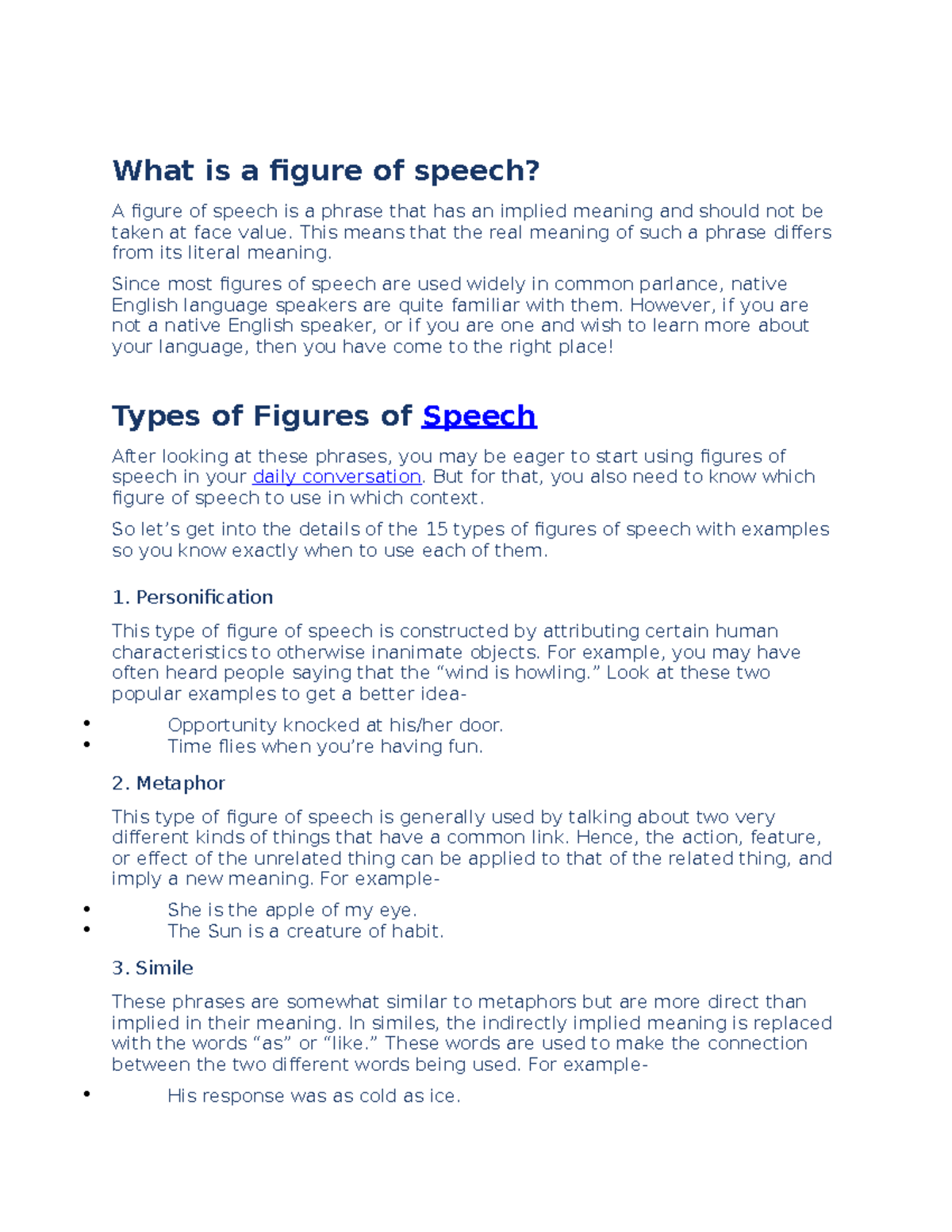 22222 - english - What is a figure of speech? A figure of speech is a ...