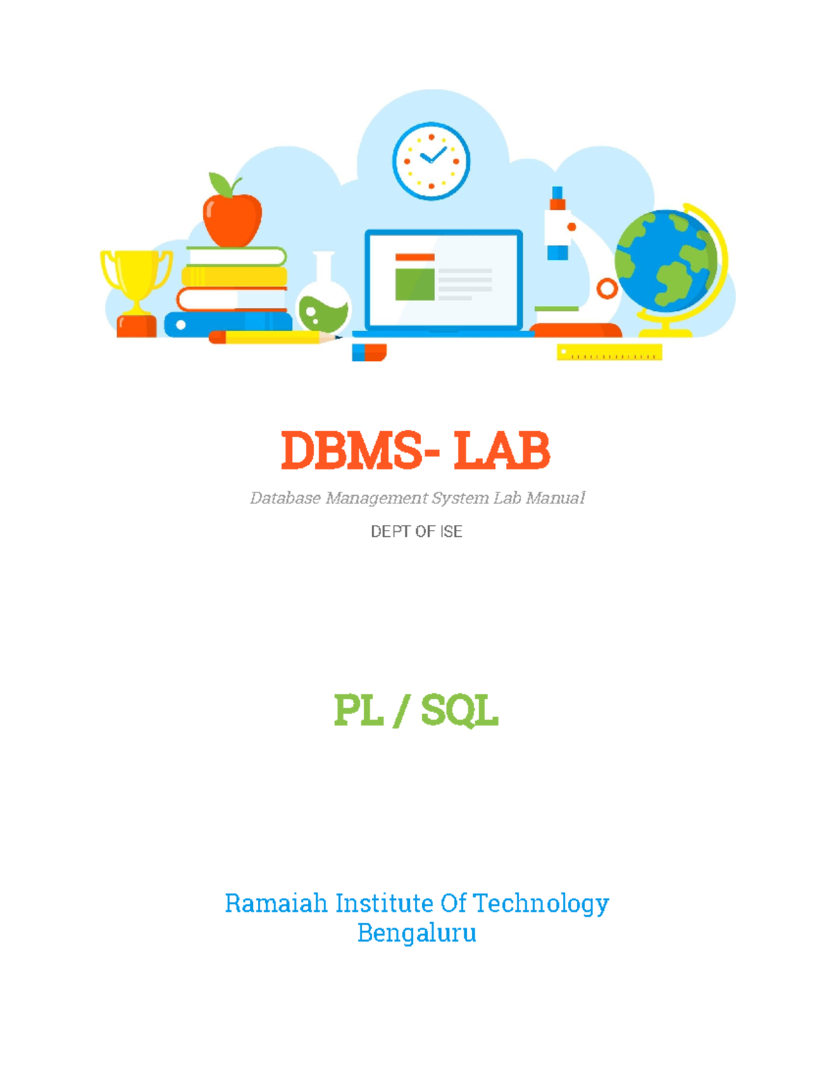 DBMS Plsql - DBMS- LAB Database Management System Lab Manual DEPT OF ...