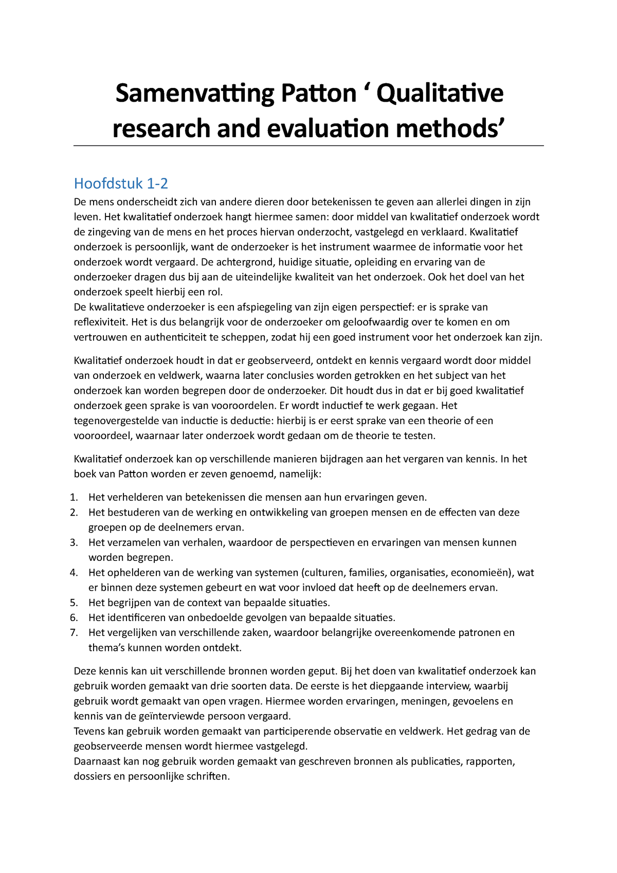 patton m. q. (1990). qualitative evaluation and research methods