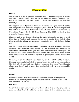 Corpus VS Pamular - Case Digest - CORPUS VS PAMULAR Facts: Angelito ...