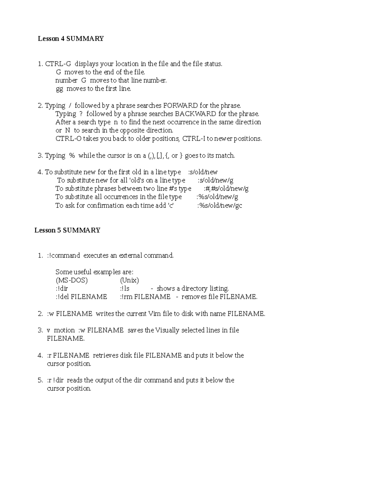Vim tutor 2 - learning about vim in linux and its commands - CST8102 ...