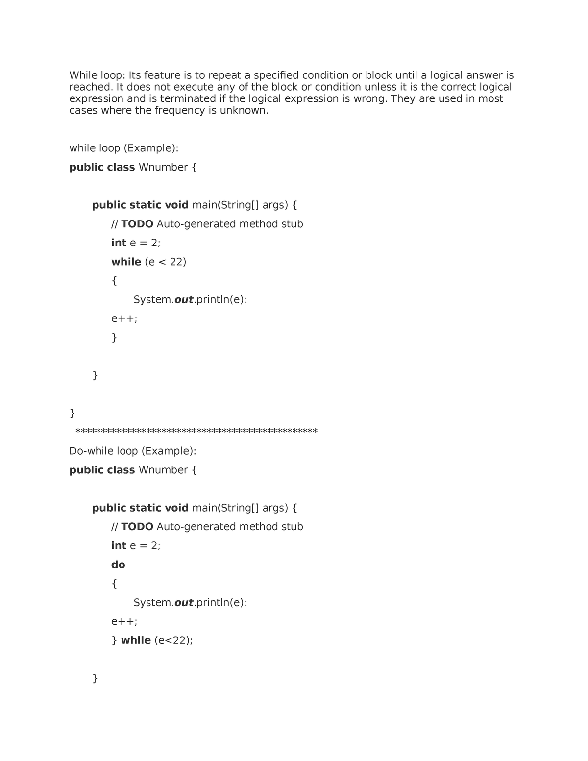 CS-1102 Programming-I Unit-2 Solutions DA-2 - While Loop: Its Feature ...