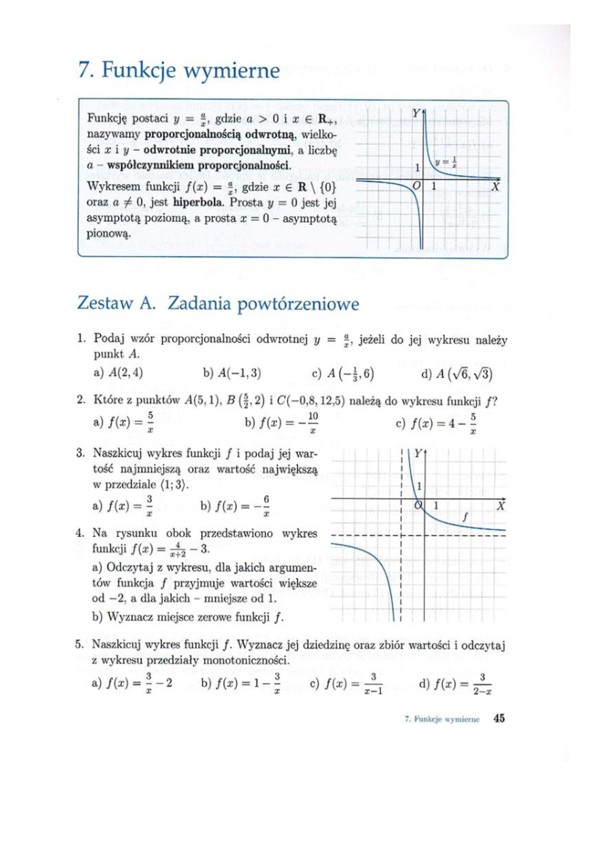 Funkcje Wymierne Sprawdzian Matematyka 2 www.studocu.com