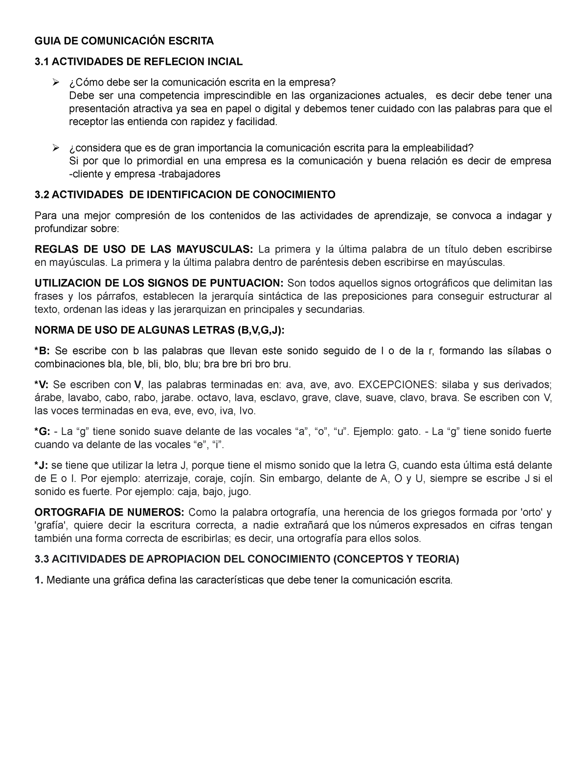 GUIA DE Comunicacion Escrita - GUIA DE COMUNICACIÓN ESCRITA 3 ...