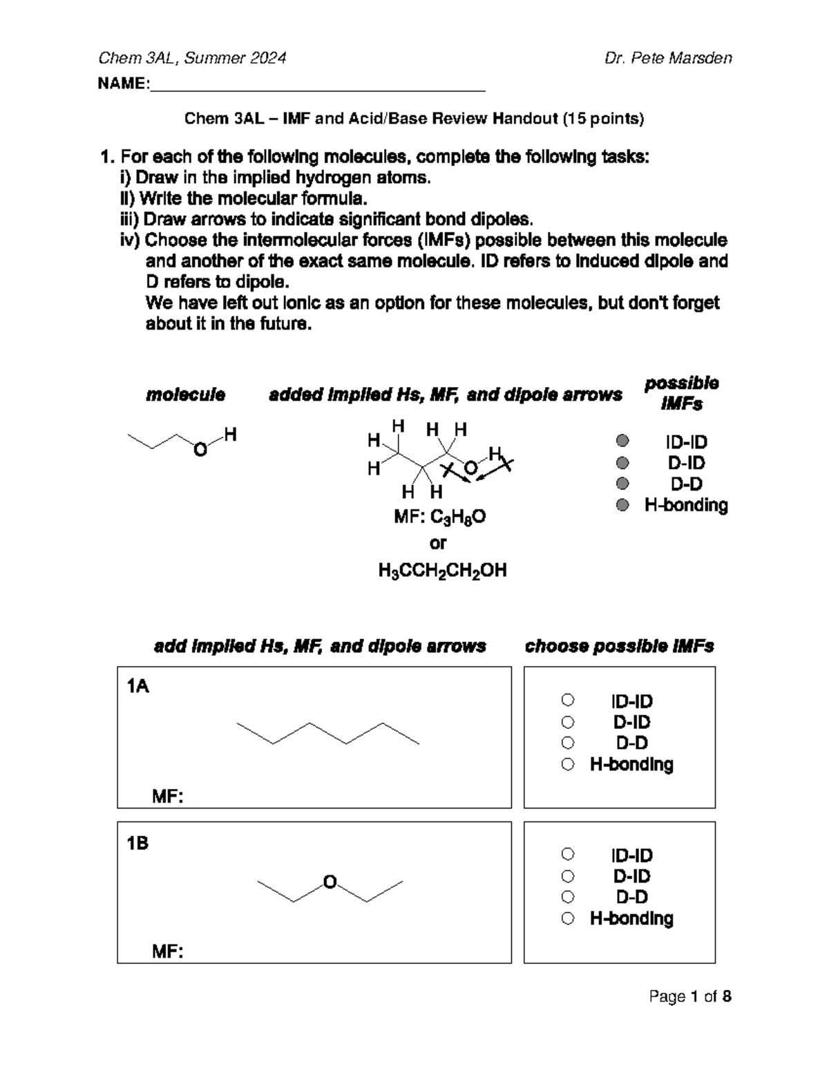 A. Bonding Worksheet (Chem 3AL - Summer 2024) - CHEM 3AL - - Studocu