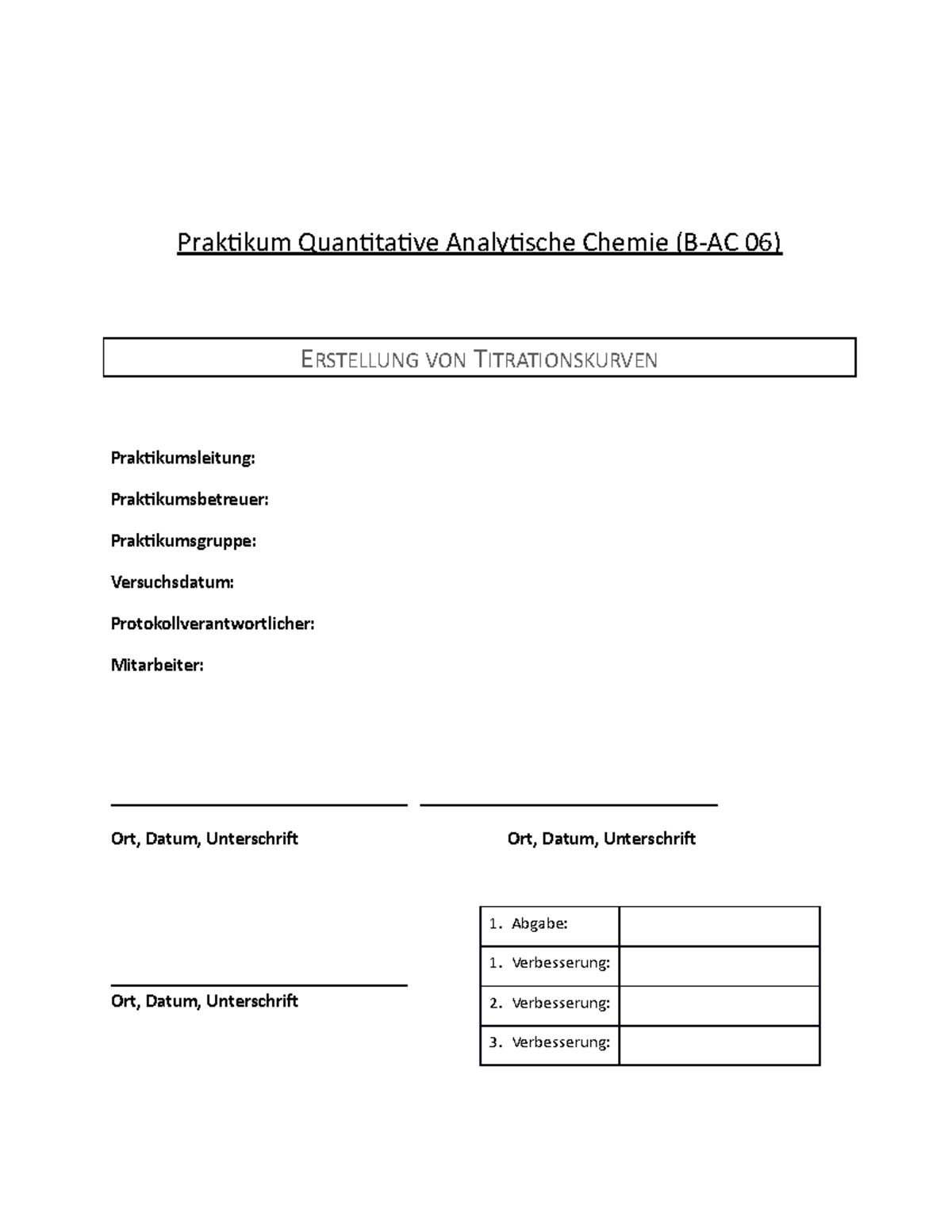 Titrationskurven Quantitative Analytische Chemie Studocu