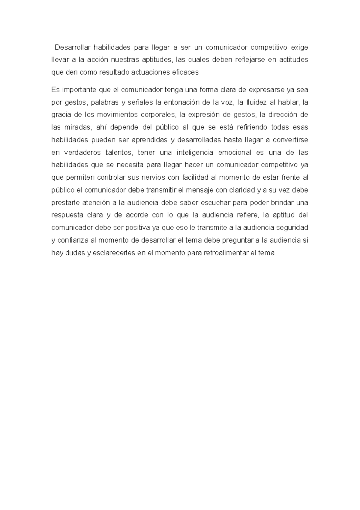 Foro de spañol foro Español UCENM Studocu