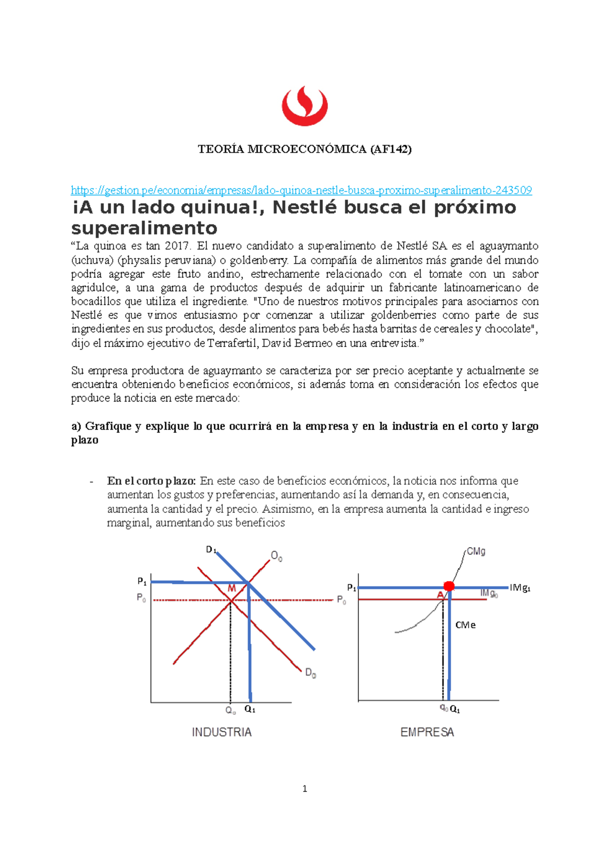 Caso 7 - Resuelto - Microeconomia - UPC - Studocu