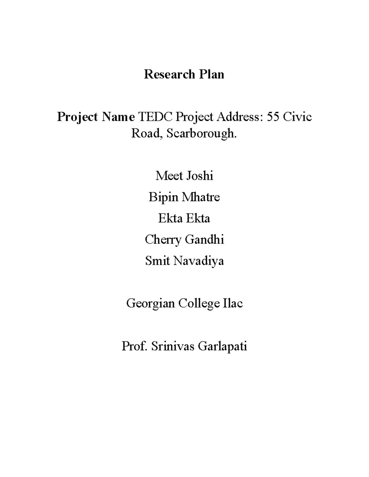 Research Planning Template Created BY Bipin - Research Plan Project ...