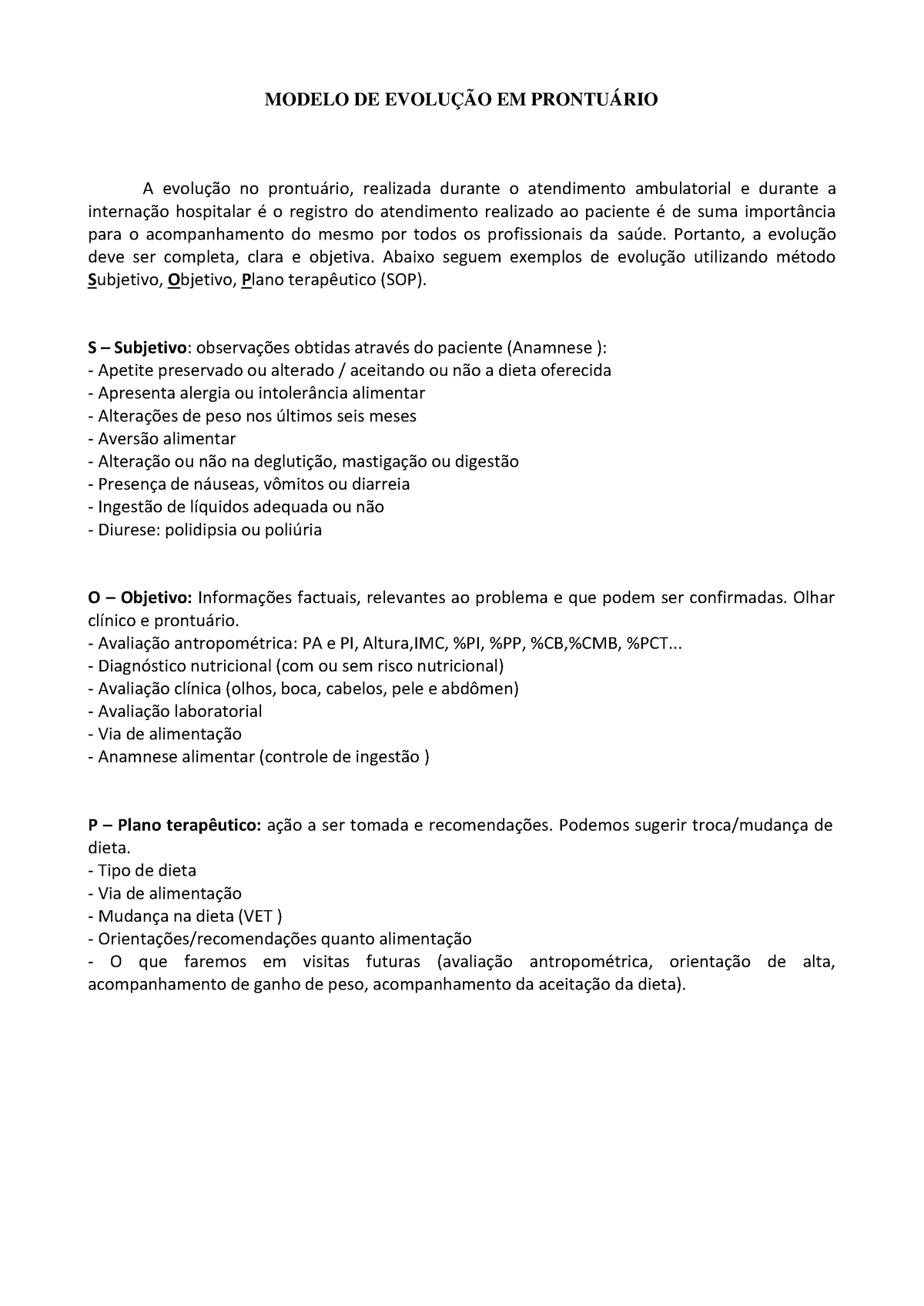 Evolu O Em Prontu Rio A Evolu O No Pronturio Realizada Durante O Atendimento Ambulatorial