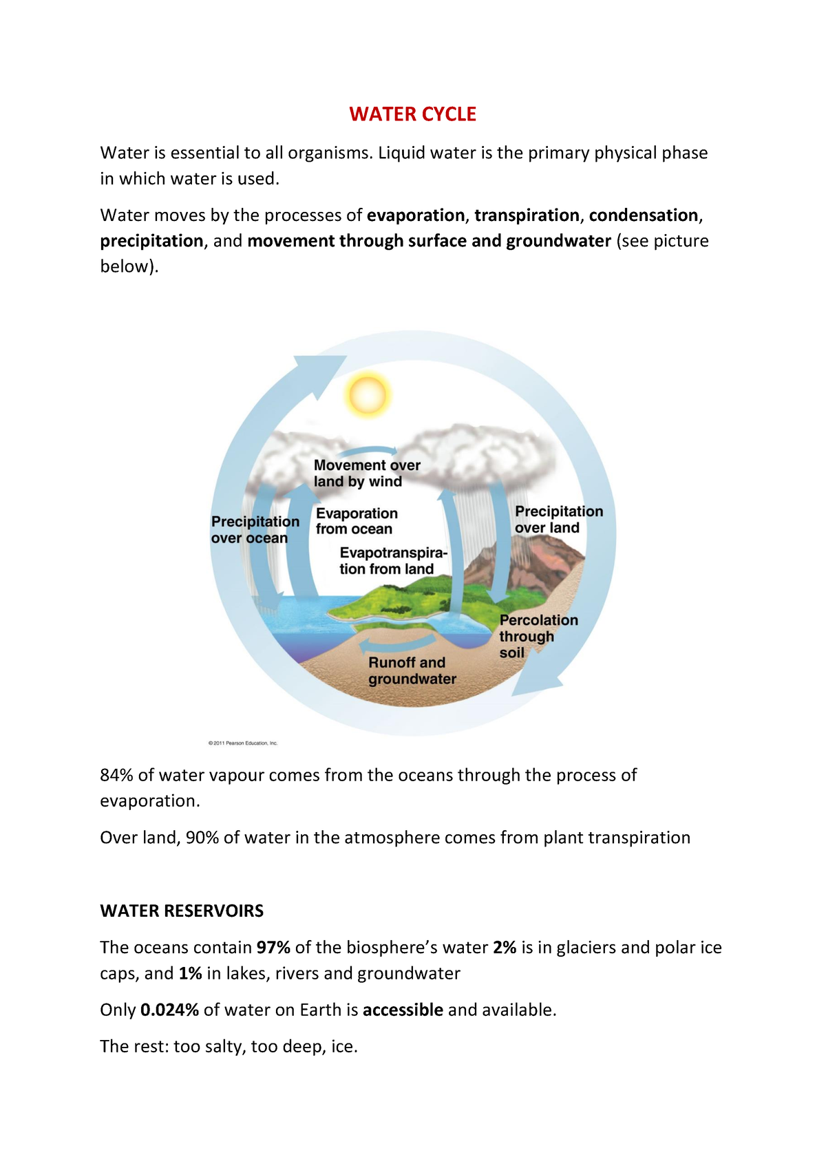 5 Nutrient cycles - The following are lecture notes based on block 4 ...