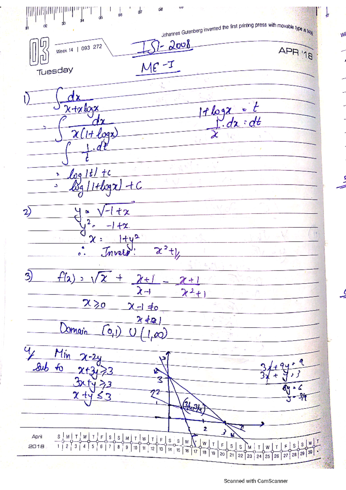 ISI-2008 - Solutions To ISI MSQE Question Papers - Economics - Studocu