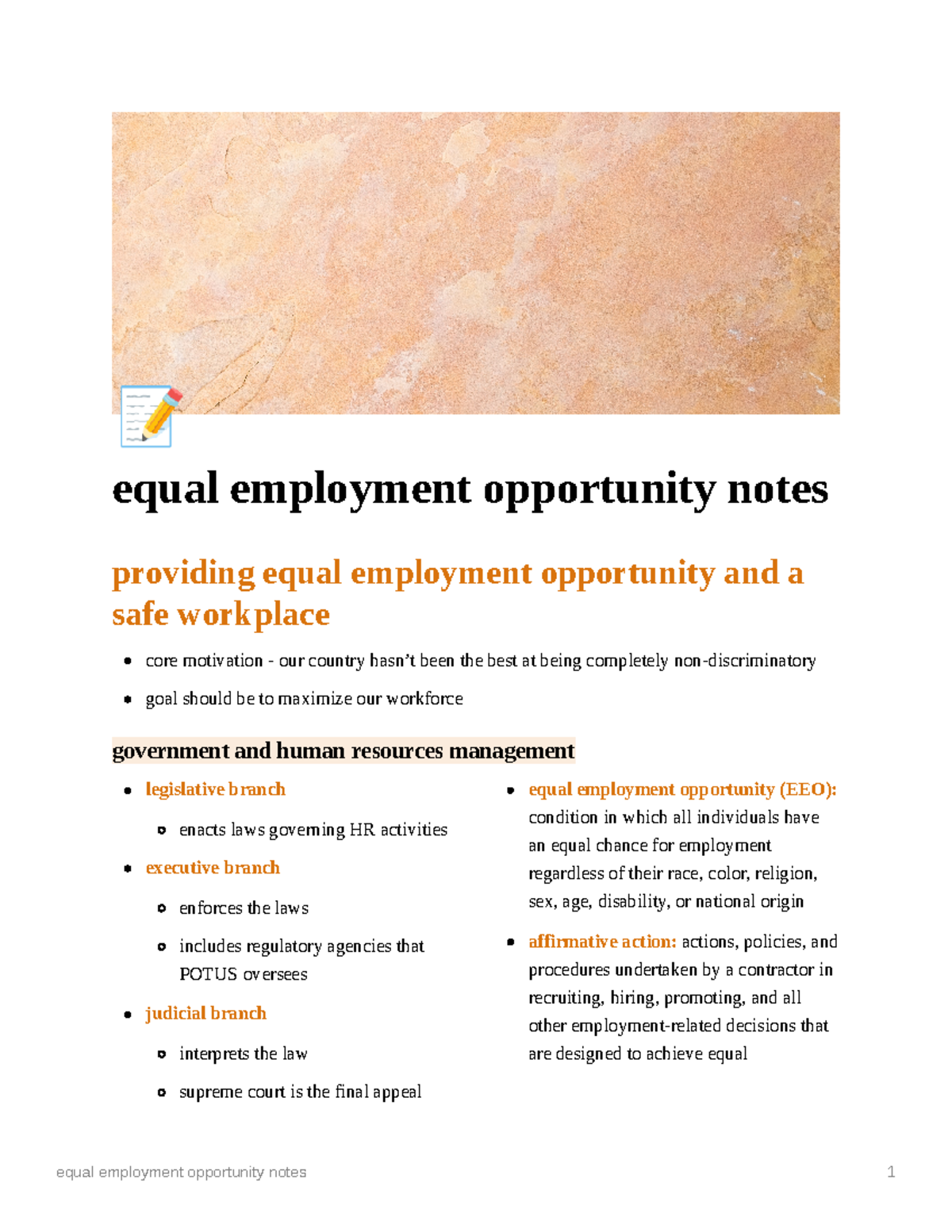 Ch 3 - Equal Employment Opportunity - Ë Equal Employment Opportunity ...