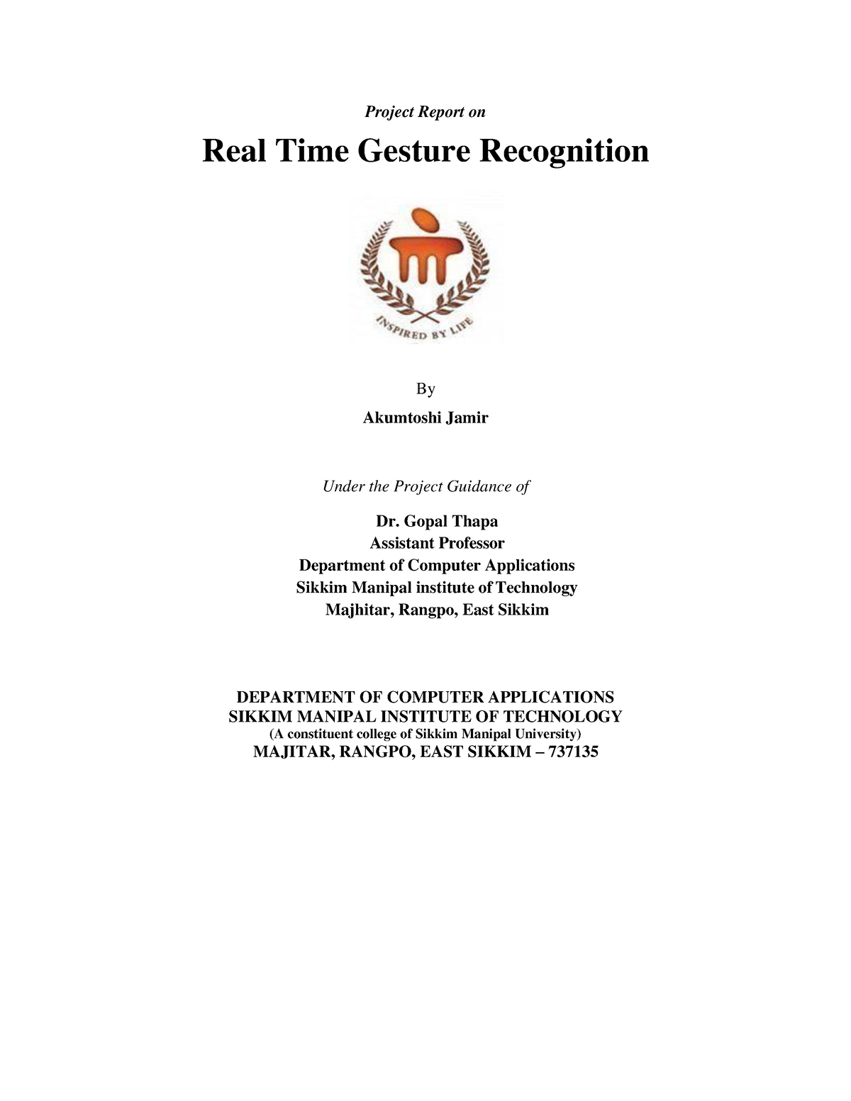 thesis on recognition