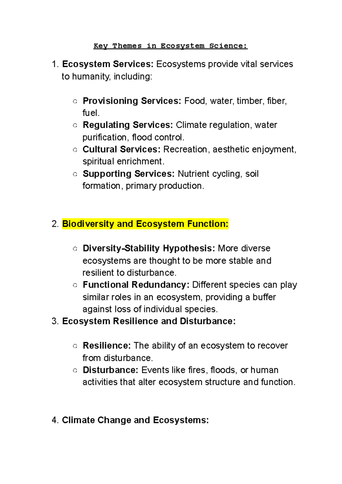 Key Themes in Ecosystem Science - Key Themes in Ecosystem Science ...