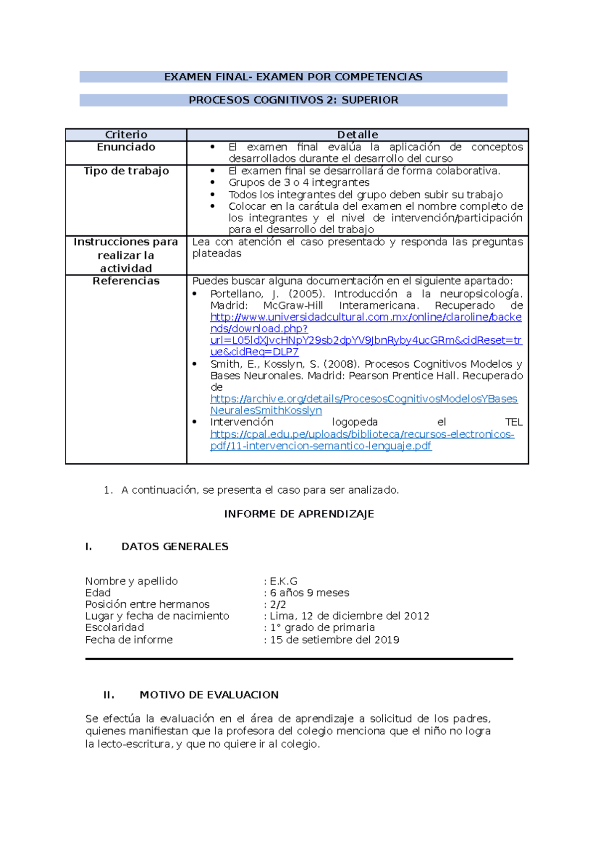 Exmen Finla- Evaluación POR Competencias Semestre 2022-II Bloque B ...