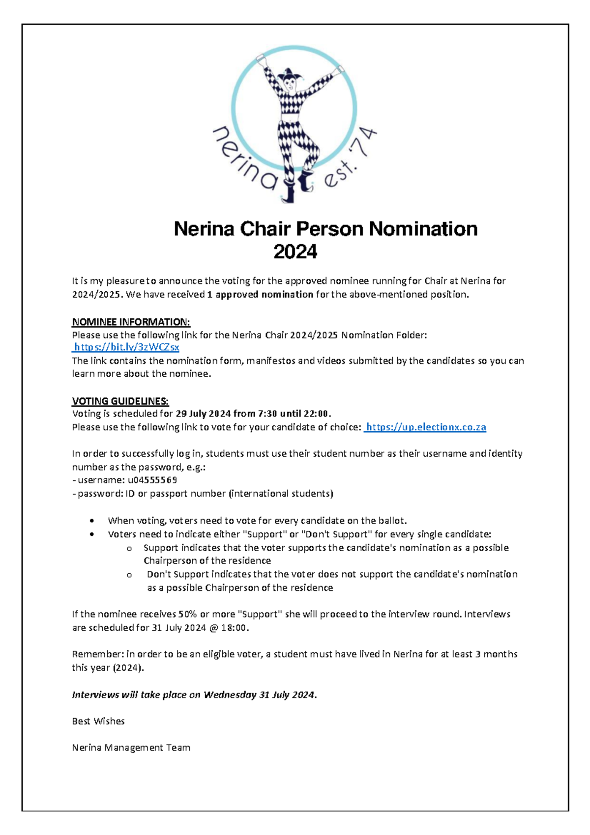 Chairperson nomination 2024-2025 240727 101613 - Nerina Chair Person ...