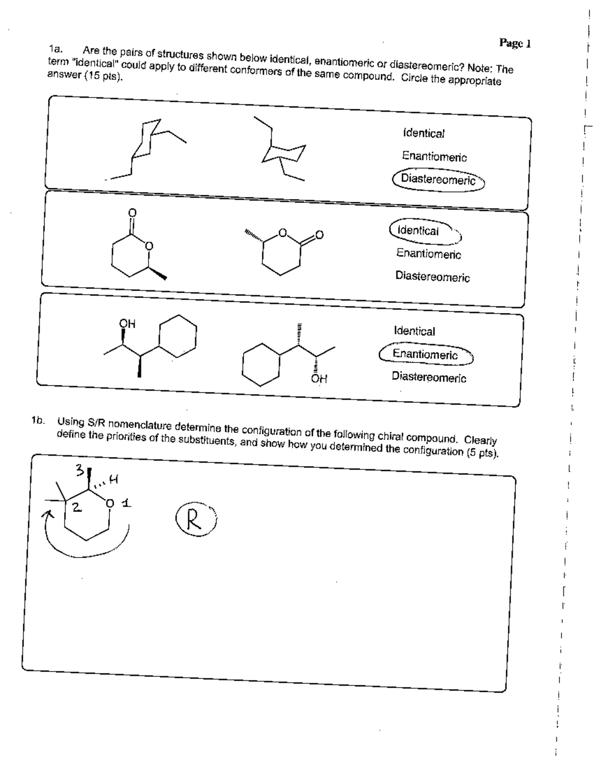 Exam 2 key 2017 - practice - CHEM 23300 - Studocu