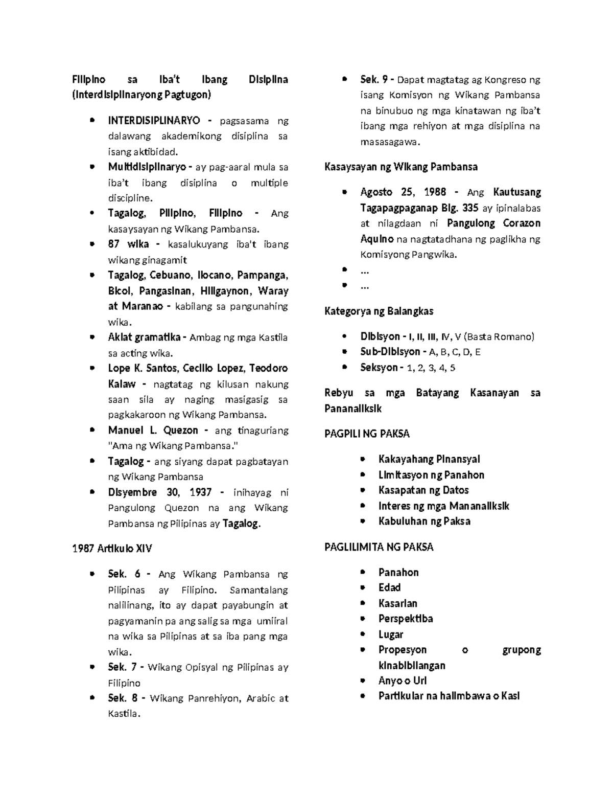 Filipino sa Iba-WPS Office - Filipino sa Iba’t Ibang Disiplina ...