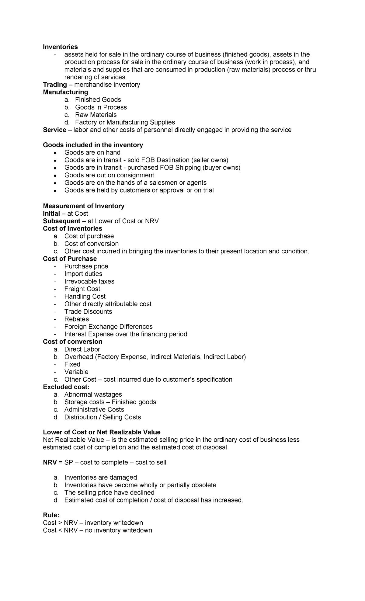 PDF document 2 - Inventories - assets held for sale in the ordinary ...