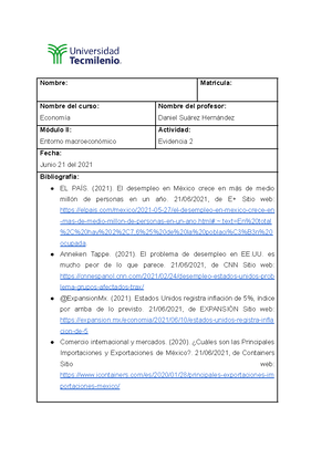 Evidencia 1 CANALES DE DISTRIBUCIÓN TECMILENIO 2022 - Nombre ...
