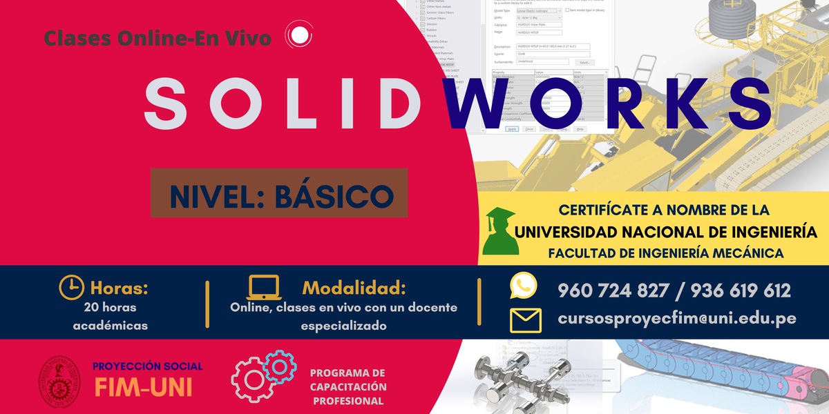 Brochure Solidworks Basico - S O L I D W O R K S PROYECCIÓN SOCIAL FIM ...