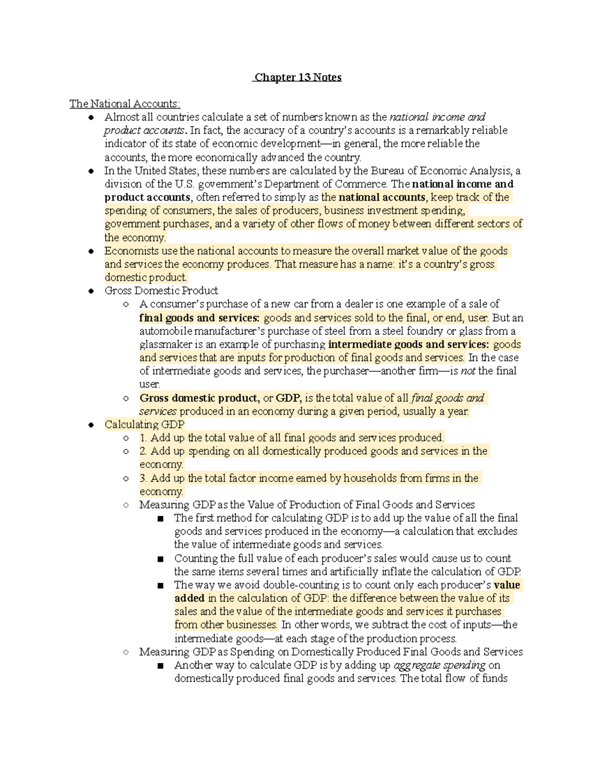 Econ Chapter 13 Notes - Essentials of Economics - Chapter 13 Notes The ...