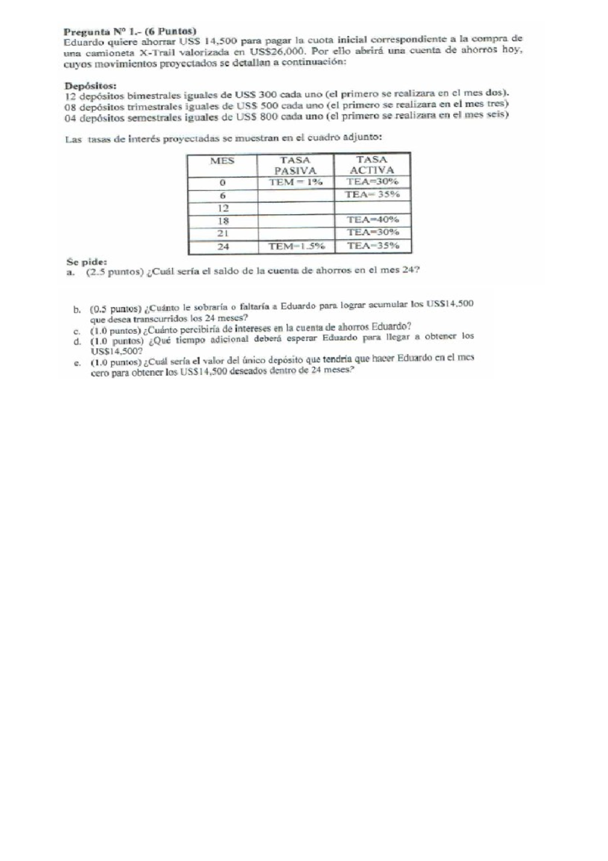 Examen Parcial Mat Matem Tica Financiera Studocu