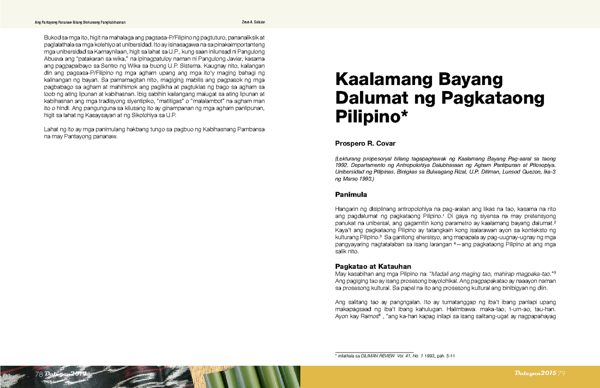 2Covar Kaalamang-Bayang-Dalumat-ng-Pagkataong-Pilipino - 78 Daluyan2014 ...