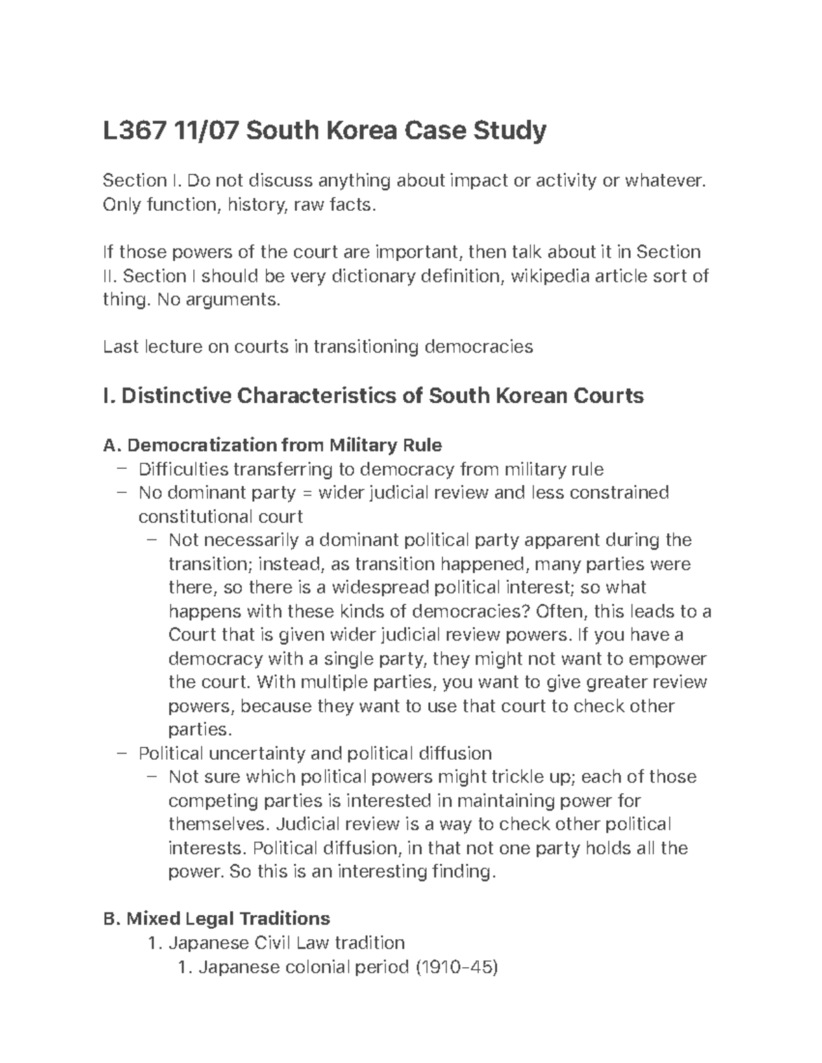 south korea case study