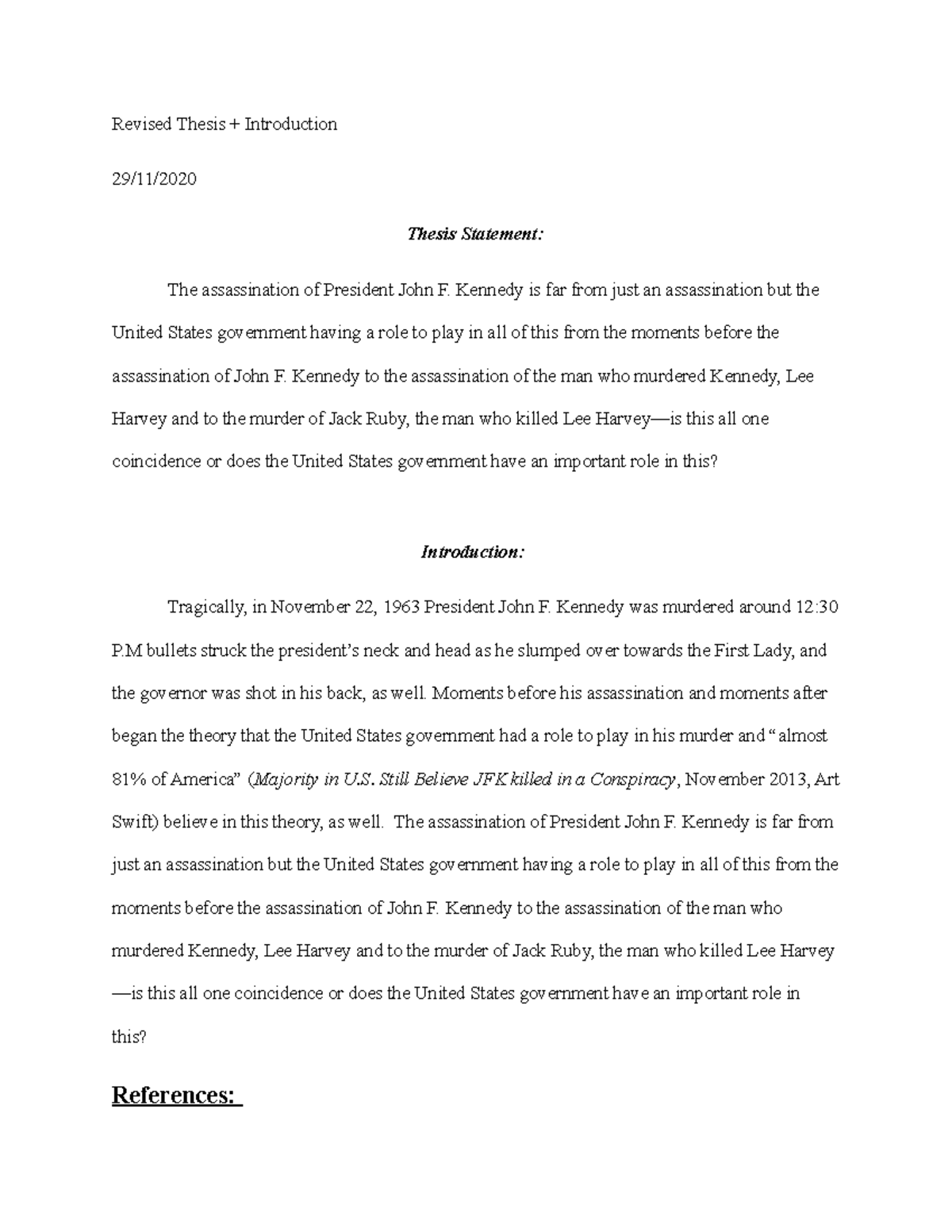 Far thesis statement picture