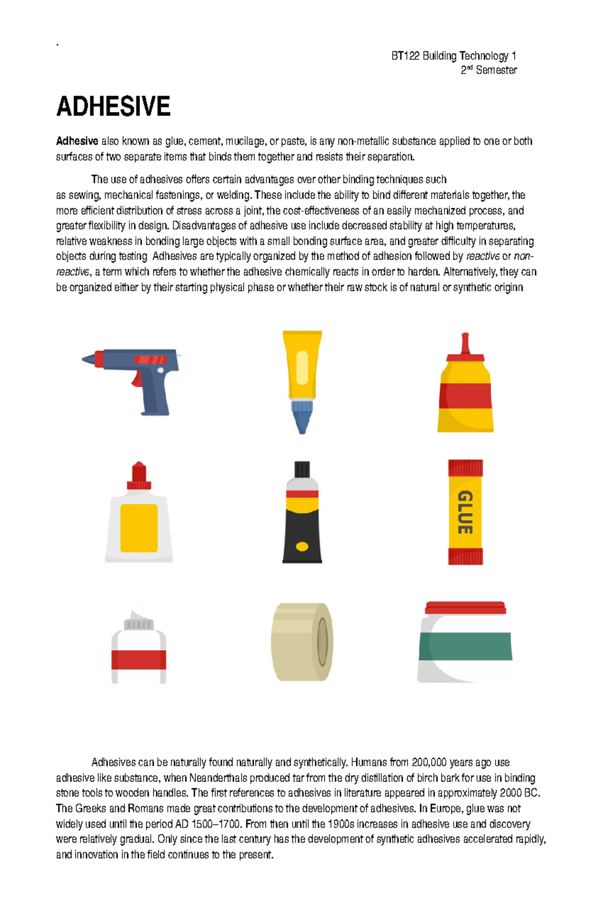 Paint,Sealant adhesive Bachelor of Science in Architecture PangSU