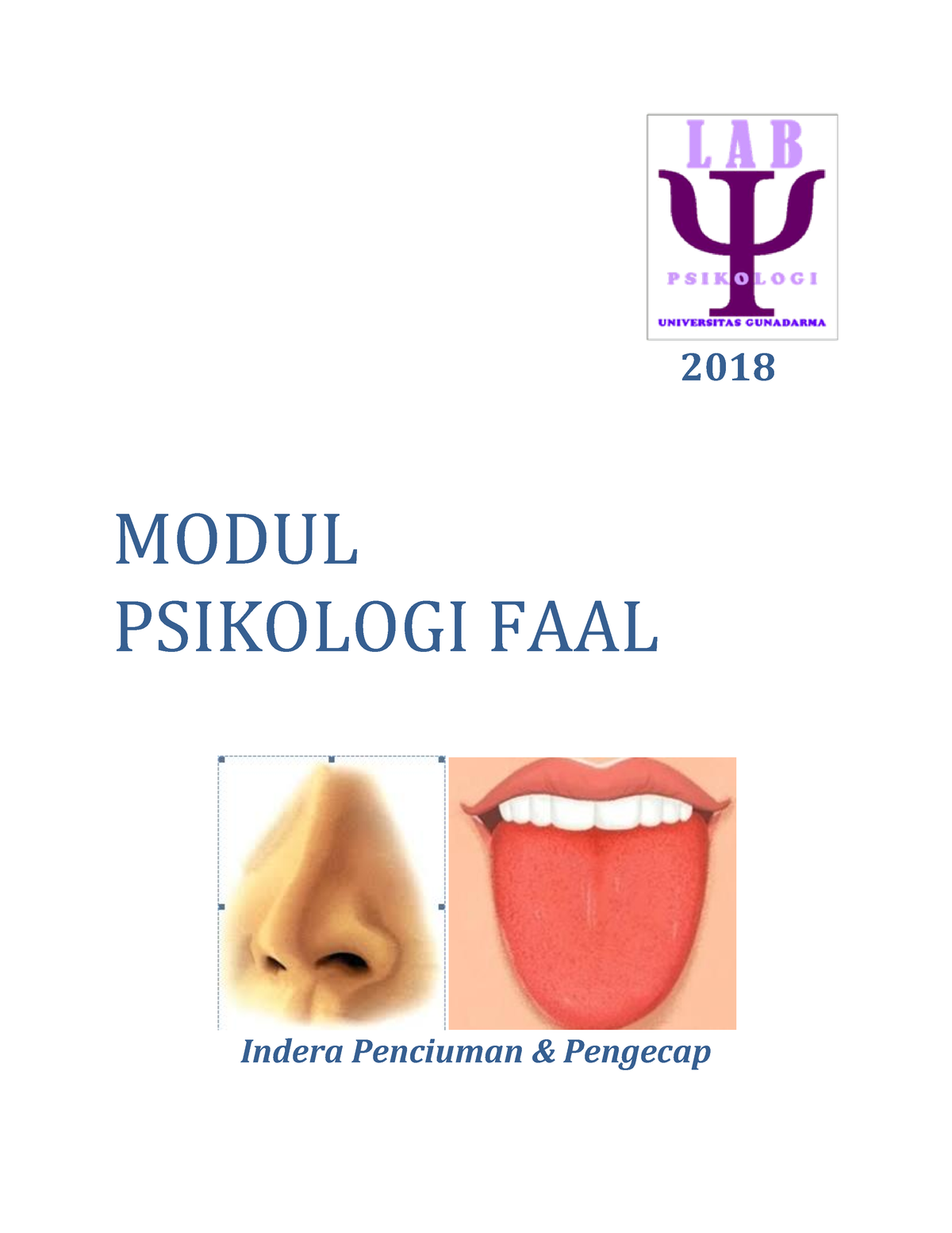 Materi Indera Penciuman Dan Pengecapan 2018 Modul Psikologi Faal Indera Penciuman And Pengecap 