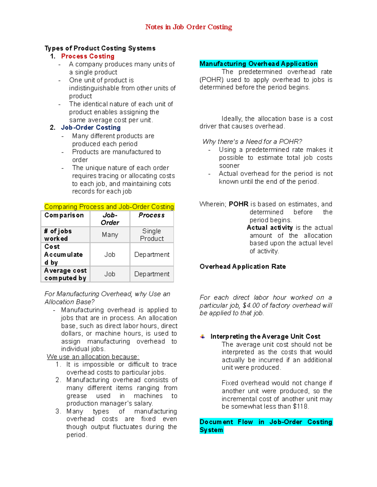 notes-in-job-order-costing-types-of-product-costing-systems-1