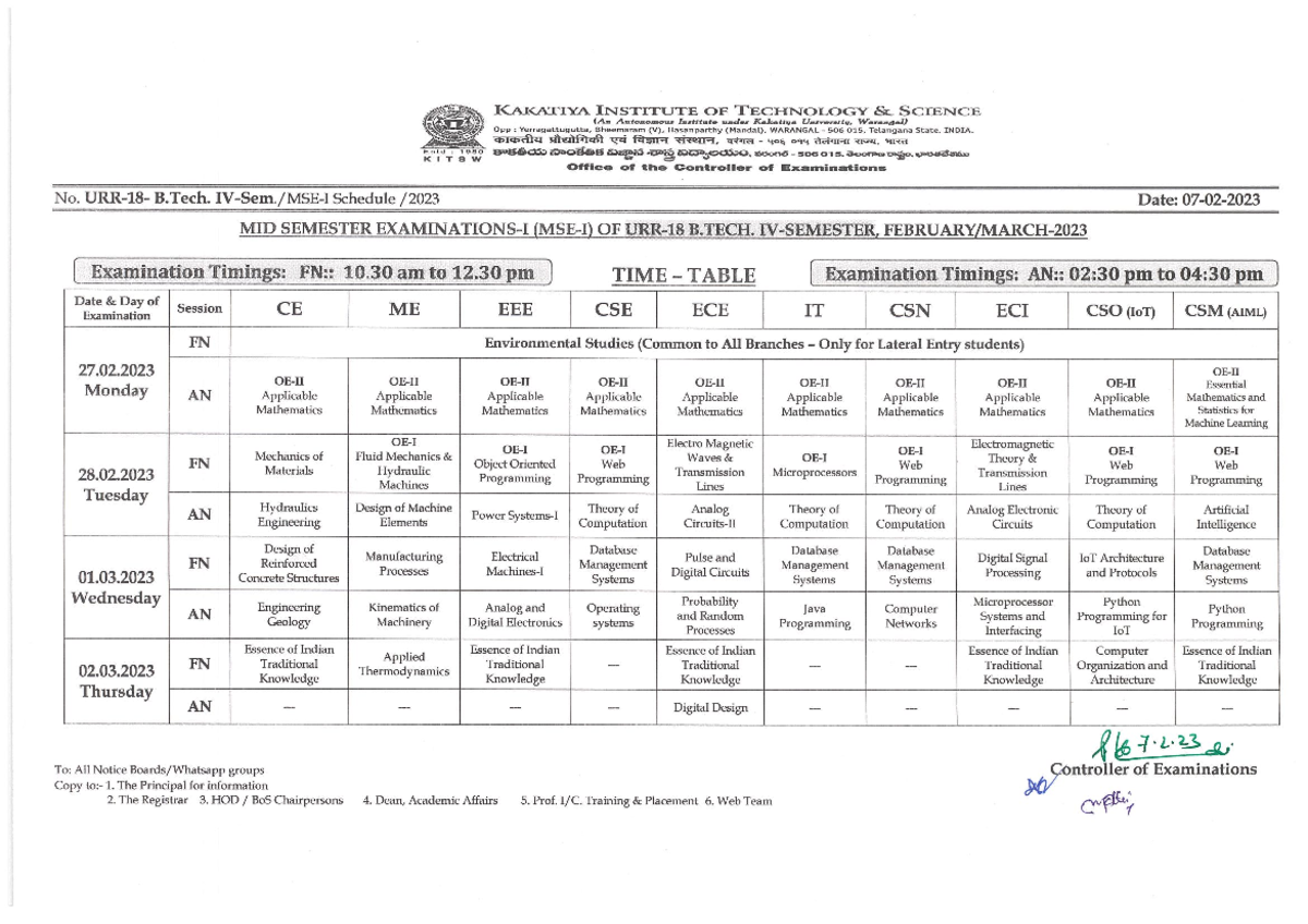 MSE-1 For B.Tech. IV Semester - Autocad Civil By Msme Program - Studocu