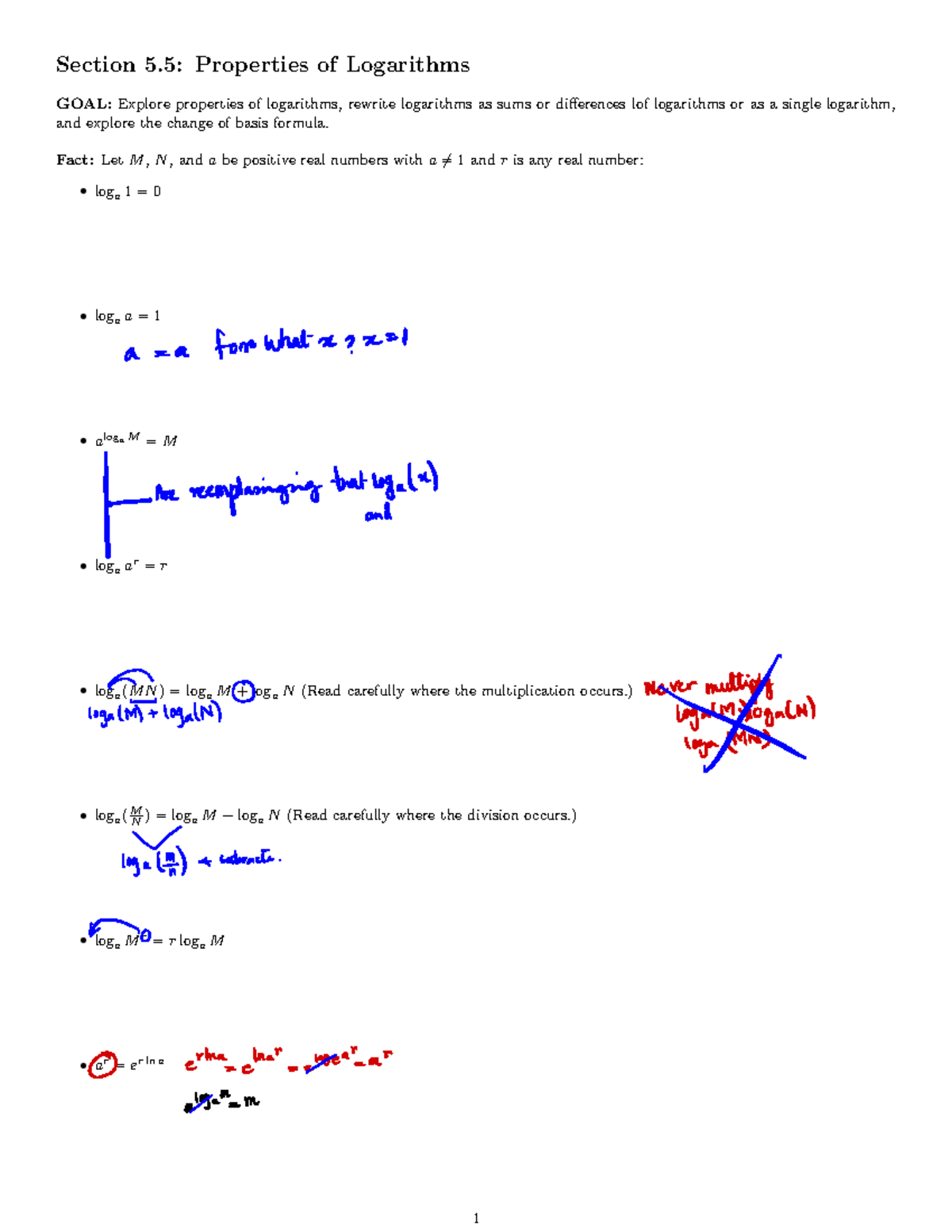 5-5-properties-of-logarithms-section-5-properties-of-logarithms-goal