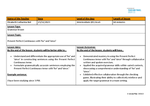 Assignment B Step1 Model 2Lesson Plan Formatand Paragraph Model Answer ...