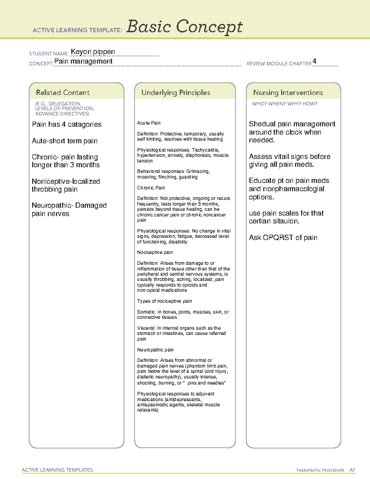 ATI 2023 Med surge 2 - ati - ACTIVE LEARNING TEMPLATES THERAPEUTIC ...