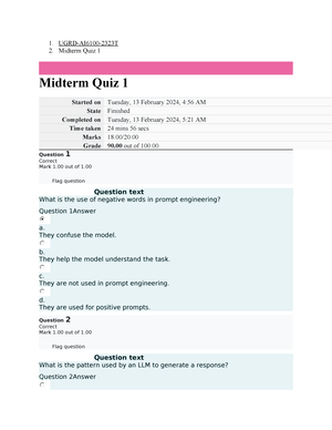 Final Exam AI Fundamentals - Home / My Courses / UGRD-CYBS6101-2333T ...