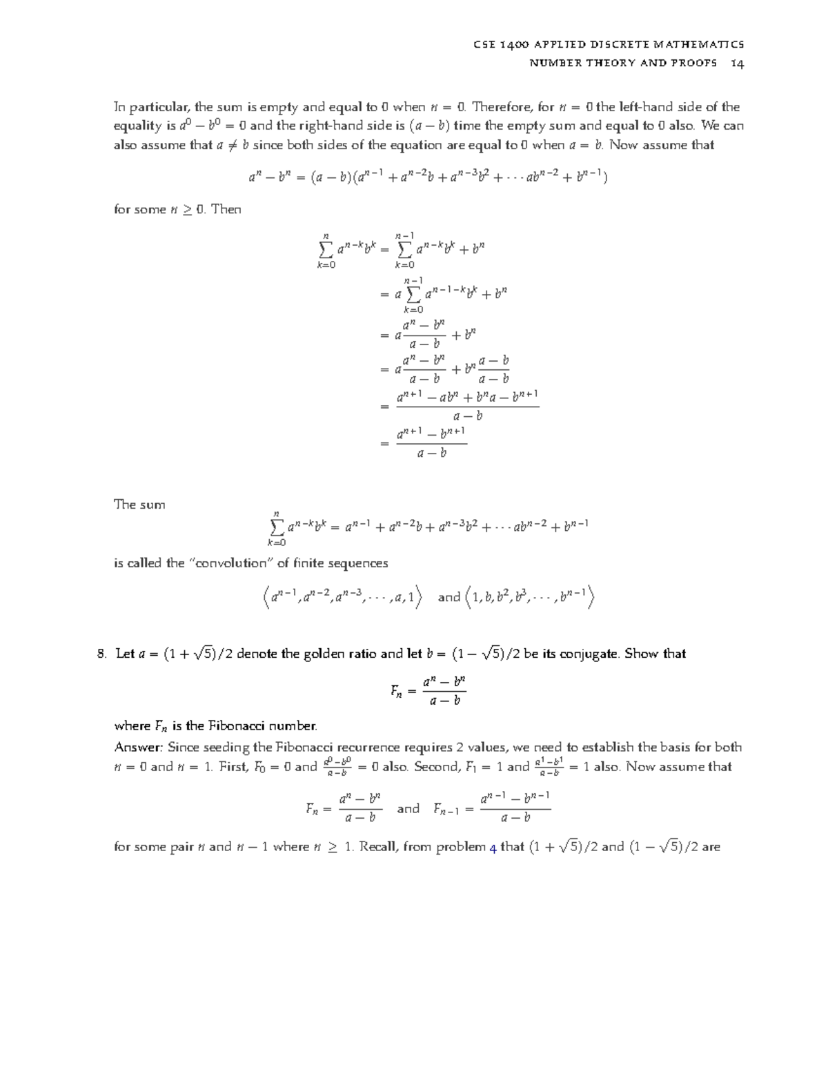 Number Theory Proofs Part-3 - number theory and proofs 14 In particular ...