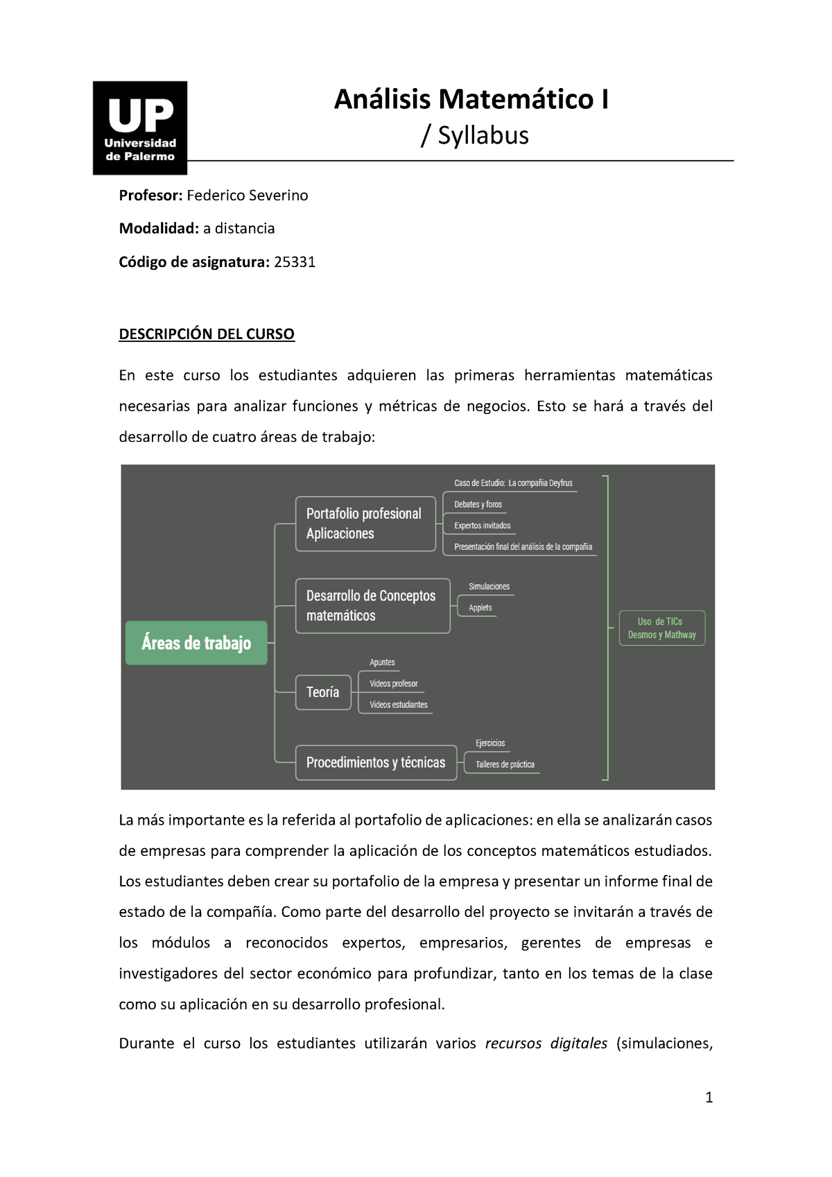 Análisis Matemático I - Syllabus - 2020C2 - An·lisis Matem·tico I ...