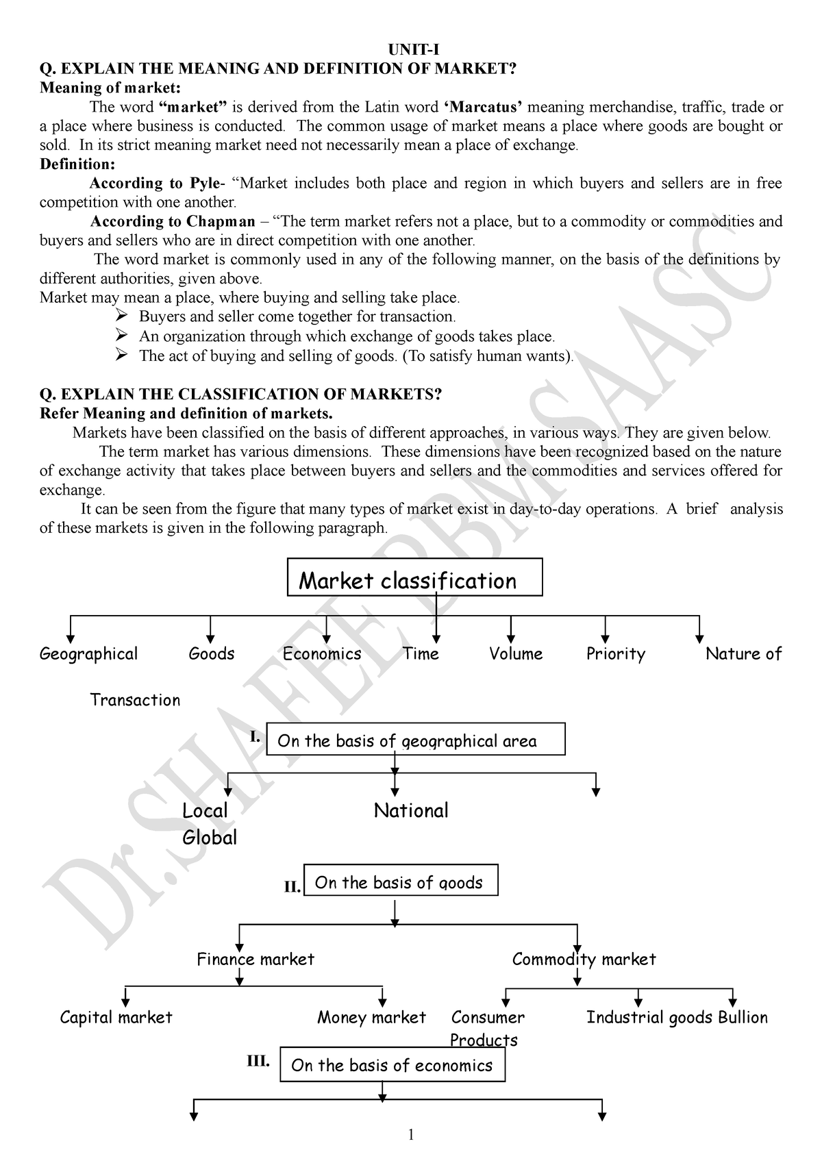 principles-of-marketing-bbm-unit-i-q-explain-the-meaning-and-definition-of-market-meaning-of