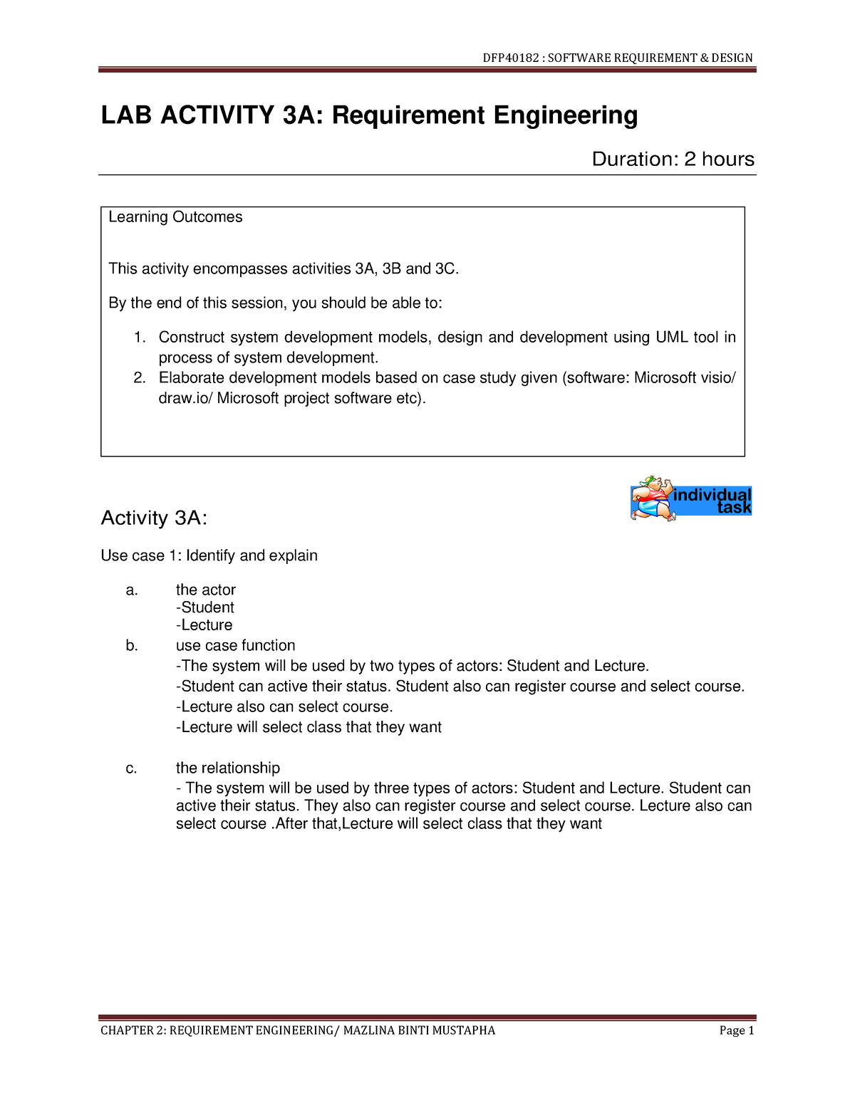 DFP40182 LAB Activity 3A - LAB ACTIVITY 3A: Requirement Engineering ...