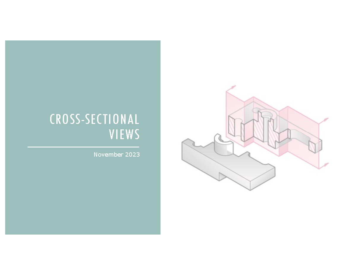 Cross Sections Fall 2023 - CROSS-SECTIONAL VIEWS November 2023 THE NEED ...