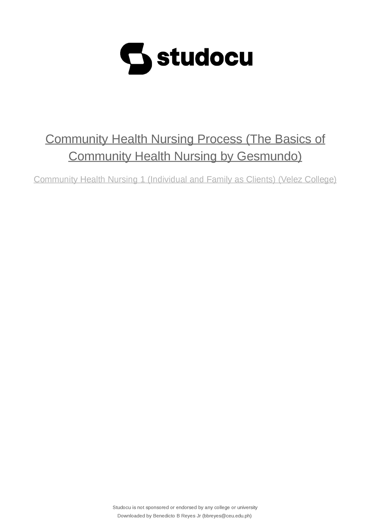 community-health-nursing-process-the-basics-of-community-health-nursing