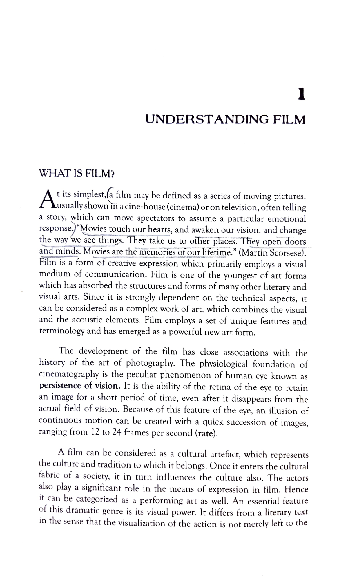 semester 4 open course engish - WHAT IS FILM? I UNDERSTANDING FILM A t ...