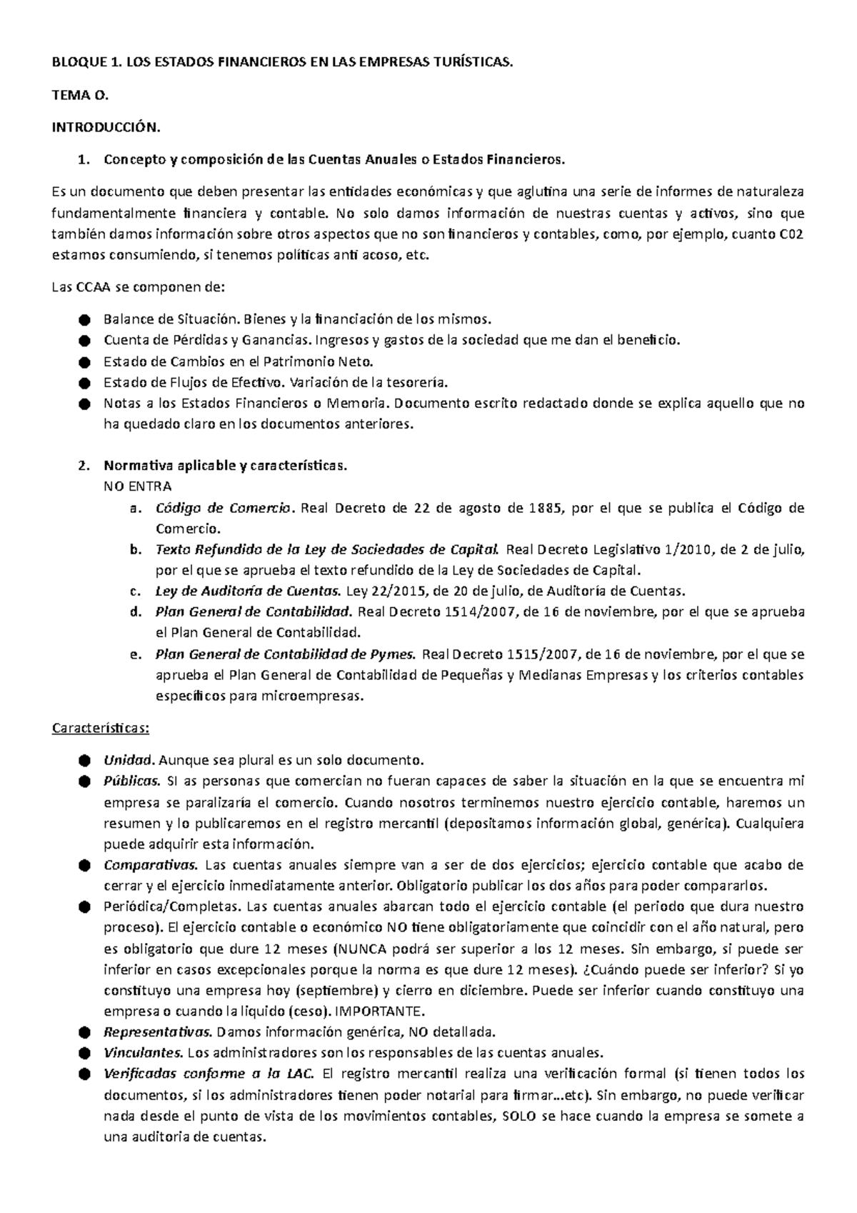 TEMA 1 - Apuntes análisis de los estados financieros de la empresa ...