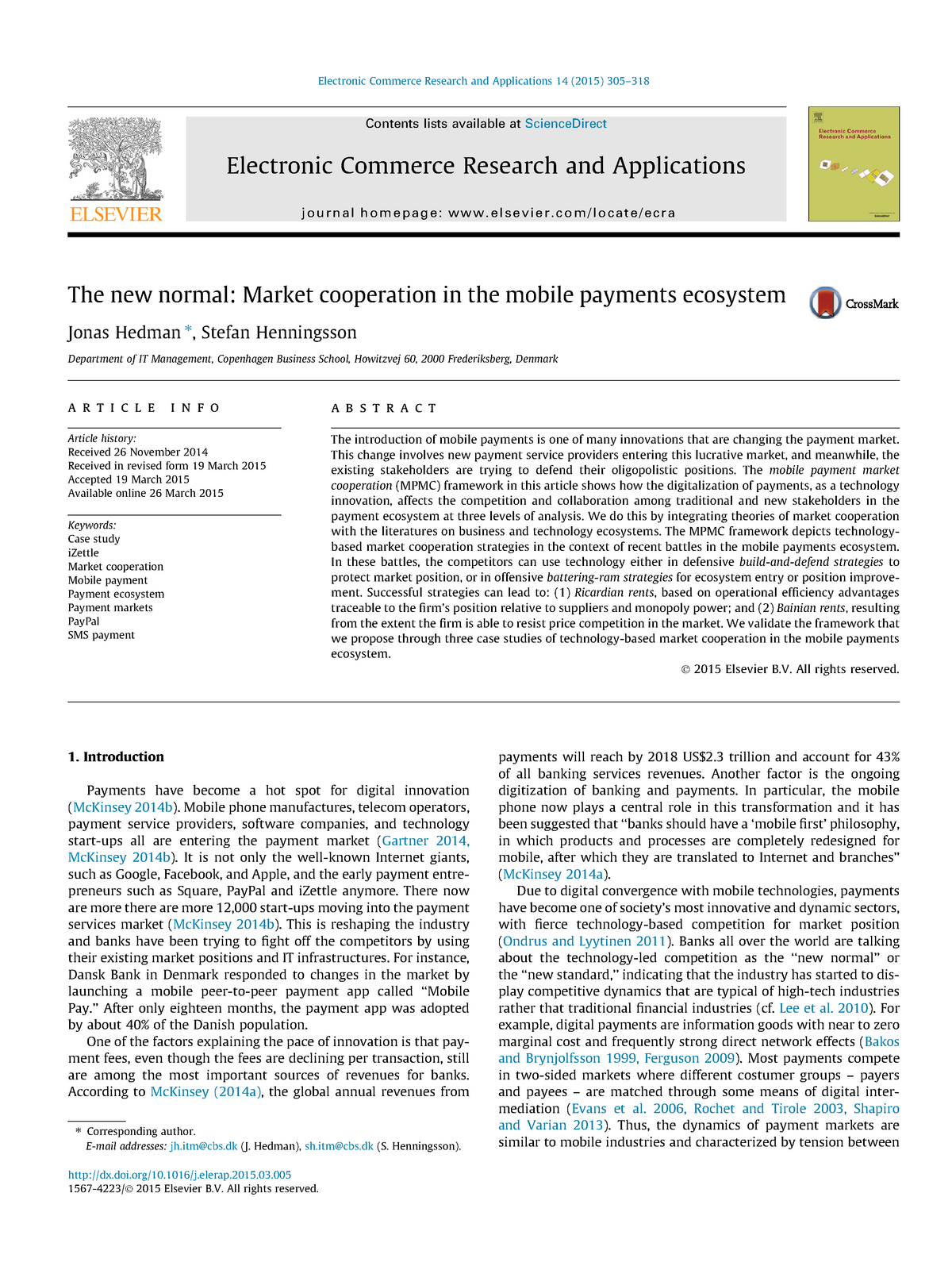 research paper on mobile payment apps