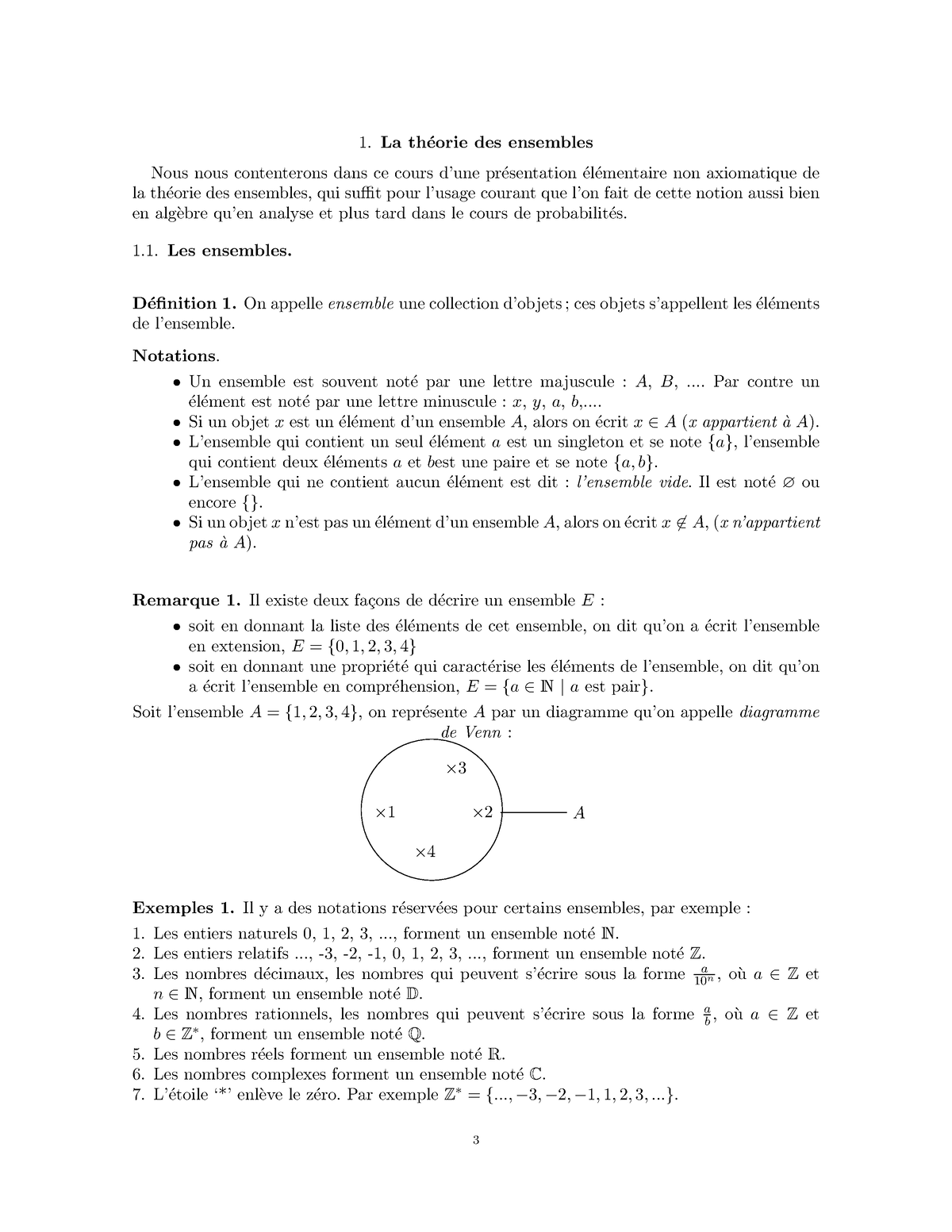 CH1 Ensembles Applications Relations - La Th ́eorie Des Ensembles Nous ...